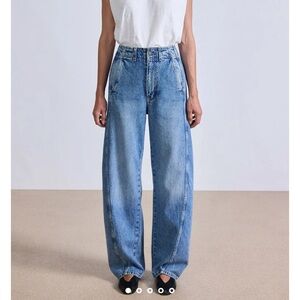 Apiece Apart Meridian High-Rise Relaxed Jean – Austin Wash
